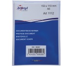 Bronyl étui en U en PVC transparente de 180 microns, ft A6