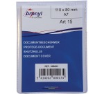 Bronyl U-mapje uit transparante PVC van 180 micron, ft A7