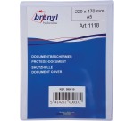 Bronyl U-mapje uit transparante PVC van 180 micron, ft A5
