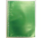 Bronyl Pochette perforée, vert, paquet de 50