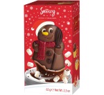 Melted snowman chocolate with marshmallows, box of 65 g