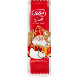 Lotus speculoos Saint-Nicolas, paquet de 2 pièces de 42,5 g