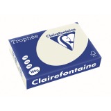 Clairefontaine Trophée Pastel, gekleurd papier, A4, 160 g, 250 vel, parelgrijs