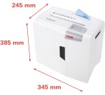 HSM shredstar X5 document shredder, 4.5 x 30 mm