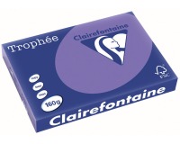 Clairefontaine Trophée Intens, farbiges Papier, A3, 160 g, 250 Blatt, violett