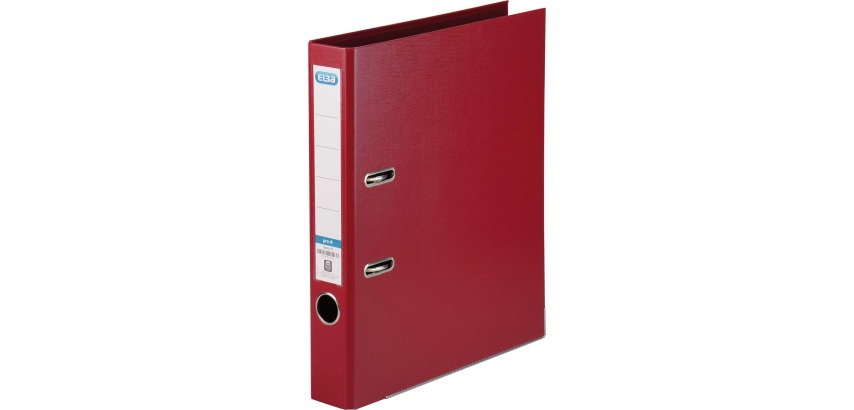Elba Smart Pro+ binder, burgundy, 5 cm spine