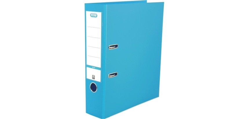Elba Smart Pro+ Lever Arch File A4 80mm PP Ocean Blue