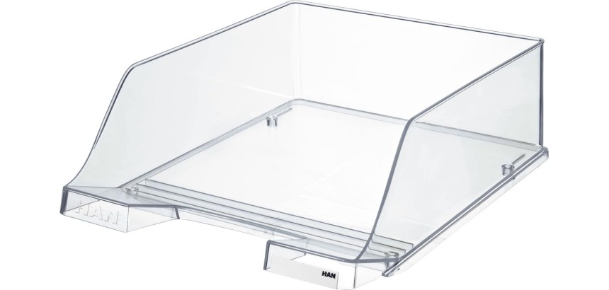 Han bac à courrier XXL Cristal, transparent