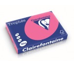 Clairefontaine Trophée Intens, farbiges Papier, A3, 160 g, 250 Blatt, fuchsia