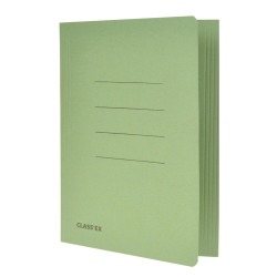 Class'ex dossiermap, 3 kleppen ft 18,2 x 22,5 cm (voor ft schrift), groen