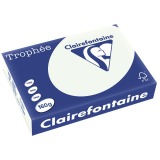 Clairefontaine Trophée Pastel, papier couleur, A4, 160 g, 250 feuilles, vert pâle