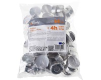 Cosy & Trendy theelichtjes 4H, wit, pak van 50 stuks