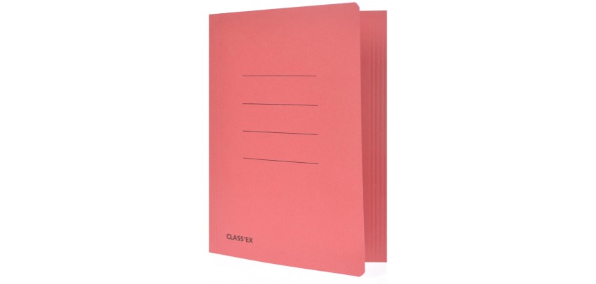 Class'ex chemise de classement cerise, ft 18,2 x 22,5 cm (pour ft cahier)