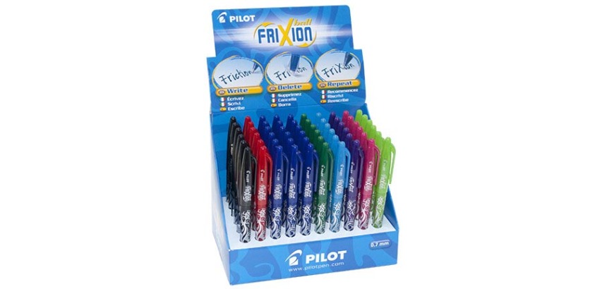 Pilot gelroller Frixion Ball, display met 60 stuks
