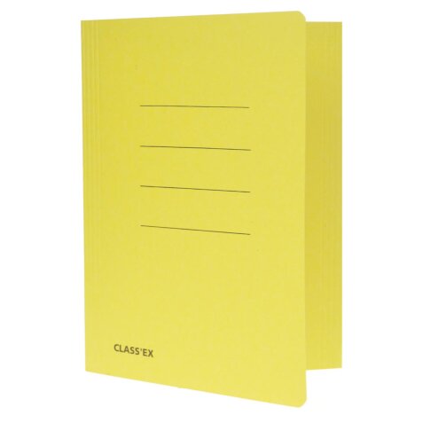 Class'ex chemise de classement jaune, ft 18,2 x 22,5 cm (pour ft cahier)