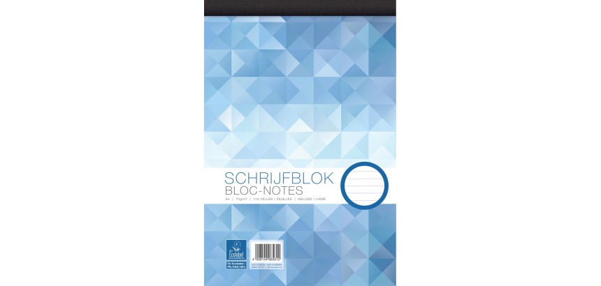 Work bloc-notes, ft A4, 70 g/m², 100 feuilles, ligné