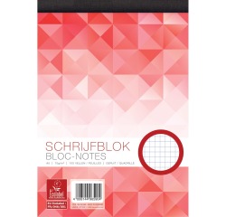 Work bloc-notes, ft A5, 70 g/m², 100 feuilles, quadrillé 5 mm