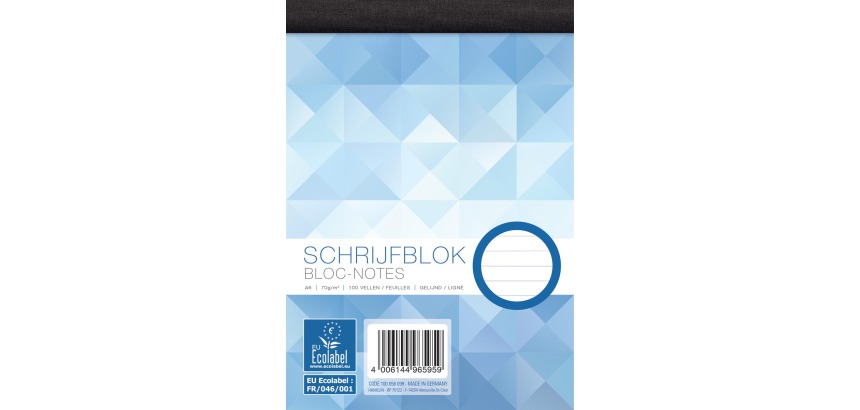 Work bloc-notes, ft A6, 70 g/m², 100 feuilles, ligné