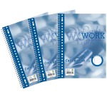 Bloc de cours WORK A4 ligné 23 perforations 80 feuilles 70g