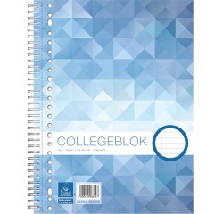 Collegeblok WORK A4 lijn 23-gaats 80vel 70gr