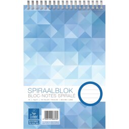 Oxford bloc-notes Work, spirale, ft A5, 70 gr, ligné