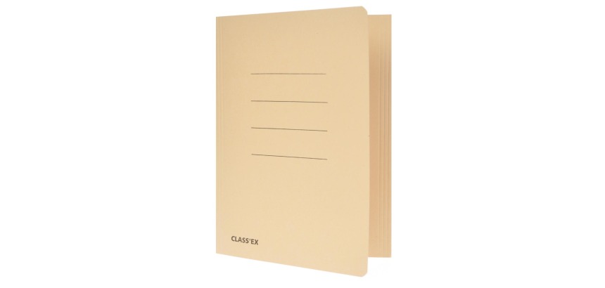 Class'ex chemise de classement chamois, ft 18,2 x 22,5 cm (pour ft cahier)
