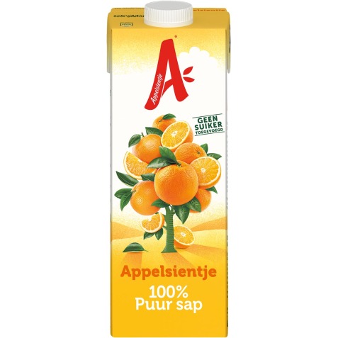 Appelsientje jus d'orange 1 l, paquet de 12 pièces