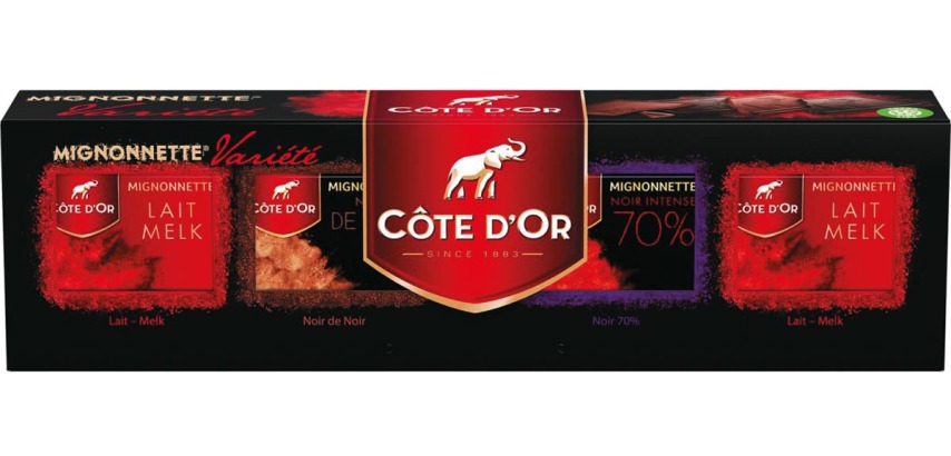 Mignonnette Variété assortiment de chocolats Côte d'Or - Boîte de 32 x 10 g