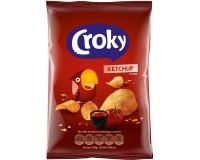 Croky chips ketchup, sachet de 100 g