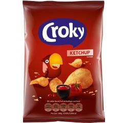 Croky chips ketchup, sachet de 100 g