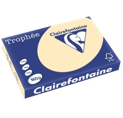 Clairefontaine Trophée Pastel, gekleurd papier, A3, 160 g, 250 vel, gems