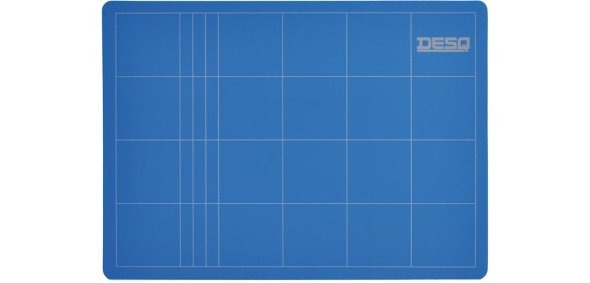 Desq tapis de coupe, 3 couches, bleu, ft 22 x 30 cm
