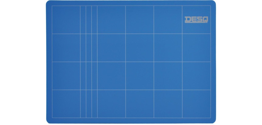 Desq cutting mats, 3 layers, blue, size 22 x 30 cm