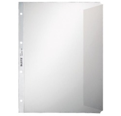 Showtas Leitz Premium met klep copy safe 0.13mm PP A4 transparant 50 stuks