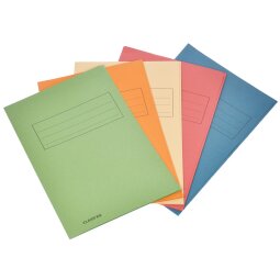 Class'ex chemise de classement couleurs assorties, ft 23,7 x 34,7 cm (pour ft folio) (rouge, bleu, ver...