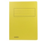 Class'ex dossiermap, 3 kleppen ft 23,7 x 34,7 cm (voor ft folio), geel