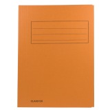 Class'ex dossiermap, 3 kleppen ft 23,7 x 34,7 cm (voor ft folio), oranje