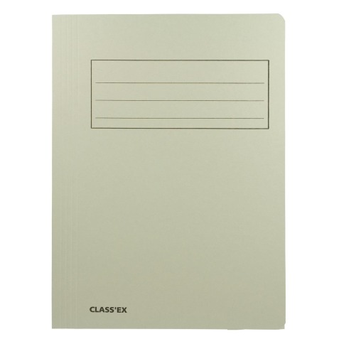 Class'ex chemise de classement, gris, ft 23,7 x 34,7 cm (pour ft folio)