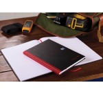 Oxford Black n'Red A5 Notebook 96 Lined Sheets