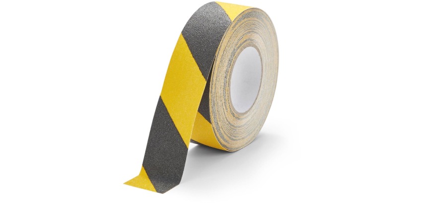 Durable Duraline bande antidérapante Grip 50 mm x 15 m, jaune/noir