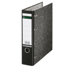 Classeur Leitz 1092 bancaire 2 mécanismes A4 75mm carton noir