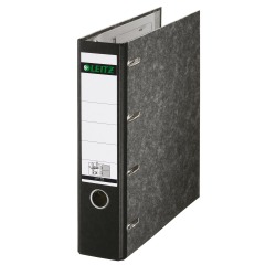 Classeur Leitz 1092 bancaire 2 mécanismes A4 75mm carton noir