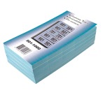 Carnets pour vestiaire numéros de 501 à 1.000, bleu