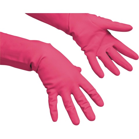 Vileda gants Multi Purpose, latex, large, rouge