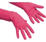 Vileda gants Multi Purpose, latex, small, rouge