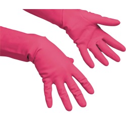 Vileda handschoenen Multi Purpose, latex, small, rood