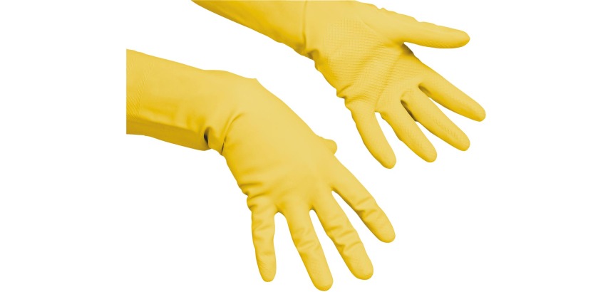 Vileda Multi Purpose Gloves, small, yellow