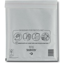 Mail Lite enveloppes à bulles d'air, blanc, E/2, 220 x 260 mm, boîte de 200 pièces
