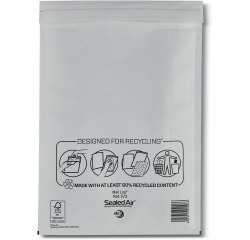 Mail Lite enveloppes à bulles d'air, blanc, F/3, 220 x 330 mm, boîte de 100 pièces
