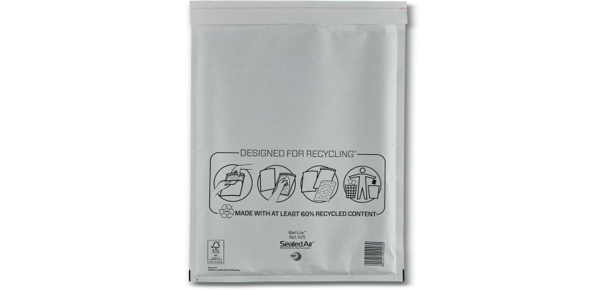 Mail Lite Luftpolstertaschen, weiß, H/5, 270 x 360 mm, Karton mit 100 Stück